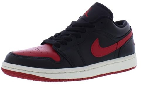 Nike Damen Air Jordan 1 Low Trainers DC0774 Sneakers Schuhe (UK 2.5 US 5 EU 35.5, Black Gym red sail 061)