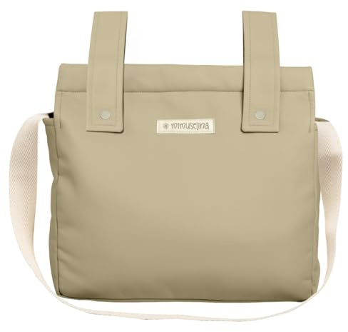 MIMUSELINA Bolso Carro Bebe | Pañalera Bebe organizador para silla paseo con gran capacidad | Bolso Maternidad Elegante y Práctico | Hecho en España