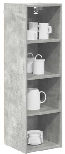 vidaXL Armoire Suspendue Gris béton 30 x 29,5 x 100 cm