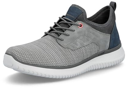 Rieker Låga sneakers för män B9651, storlek:43 EU, Färg:grå
