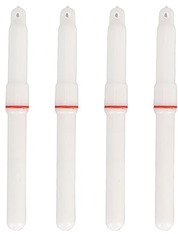 POENVFPO Bâtons Lumineux de Pêche, 4 Pièces Bâtons Lumineux LED avec Batterie pour Pointe de Canne à Pêche de Nuit Flotteur visibilité dans l'eau Sombre (Stable sur Le Vert)
