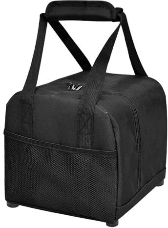 Borsa da bowling - Carrier a sfera singola con supporto imbottito, borsa sportiva in tessuto Oxford | Borsa a tracolla portatile con tasche in rete per bracciali bottiglia d'acqua viaggi uso