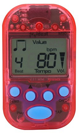 Mini Metronomo, M50 Portatile LCD Digital Drum per Pianoforte, Violino, Chitarra, Trap Drum