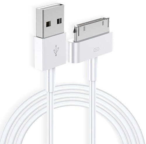 WEDAWN USB to 30-Pin Charger Cable Compatible with iPhone 4/4s/3G/3GS, iPad 1 2 3, iPod Touch 4 3 2 1, iPod Classic 3 2 1, USB Fast Charge & Sync Charging Cord (3.2FT)