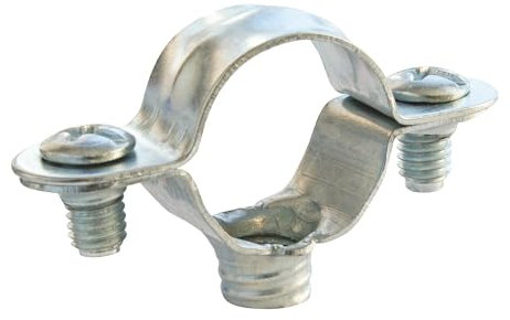 SOMATHERM FOR YOU, Collier de fixation simple en acier nickelé pour tube Ø10 mm - Sachet de 10 pièces - Solution économique pour la fixation de tubes rigides - Durable et résistant