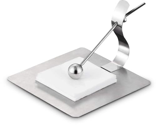 Porte-Serviettes de Table en Acier Inoxydable, Distributeur de Serviettes en Métal Boîte à Serviettes Support pour Serviettes en Papier, 17 x 16,5 x 11,7cm