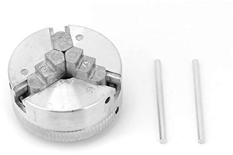 Drehfutter 3 Backen Mini Drehfutter Z011 Zubehör für Mini-Metalldrehmaschinen, M12*1 Chuck Hand Electric Drill Connecting Rod Power Tool, für Holzbearbeitung, kleine Metall Werkzeugmaschinen