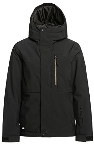 Quiksilver Mission - Technical Snow Jacket for Boys - Funktionelle Schneejacke - Jungen - 12 - Schwarz.