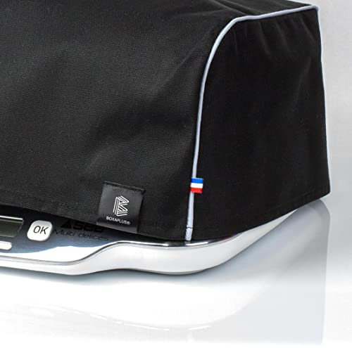 BOXAPLUS - Funda para yogurtera (12 macetas, Gris) Seb Multidelice. Protección premio, accesorio ideal para el almacenamiento de sus electrodomésticos en su cocina protege eficazmente.