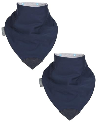 Cheeky Chompers vuxna haklappar med oral sensorisk tugga för äldre barn och vuxna – superhygienisk + absorberande bandana dregelhaklapp – vuxen halsduk
