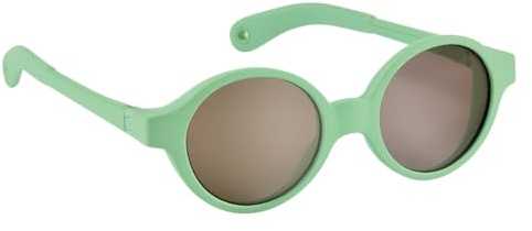BA, Lunettes de soleil pour bébé 9-24 mois, Protection 100% UV - CAT 3, Protection Latérale, Confort Optimal, Branches ajustables 360°, Joy, Vert Neon