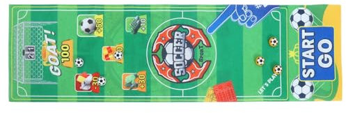 Toyvian Tisch-Curling-Spiel Für Kinder 1 Set Tragbares Aufrollbares Magnetisches Wettkampf-Brettspiel Für Den Innenbereich Mit Acht Steinen Für Kinder Und Erwachsene