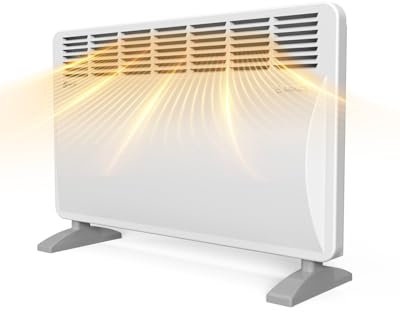 AIRMATE Chauffage d'appoint, Radiateur Electrique à Convection 1500W, 3 Modes, Chauffage Electrique économique Silencieux,Chauffage Electrique,Intérieur, Maison, Bureau (laiteux)