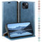 HUOUH for iPhone 14 6.1 Wallet case with RFID Blocking PU Leather,Flip Folio Book covers,Credit Card Holder Shockproof Phone case Women Men for Apple 14 case Bright Blue