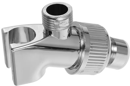 HOMSFOU Soporte De Ducha Ajustable Con Ventosa Adaptador De Cabezal De Ducha Mano Brazo De Montaje Rotatorio Fijo y Resistente
