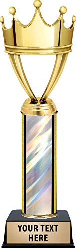 Crown Awards Gold Crown Trophy, 11 First Place Trophy with Free Engraving Included Prime