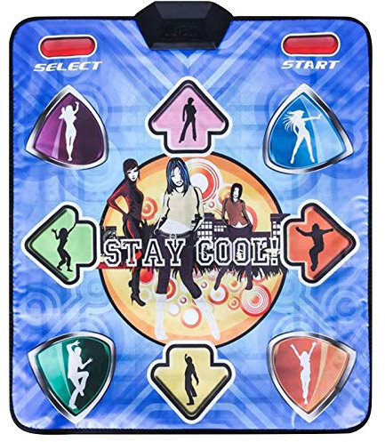 N / N Sayla Tanzmatte Musikmatte Mit Wire USB Retro Dance Yoga-Matte FüR Erwachsene Kinder Klaviermatte Mit 50 Englisch Songs Fitness- Und Freizeit Spielzeug