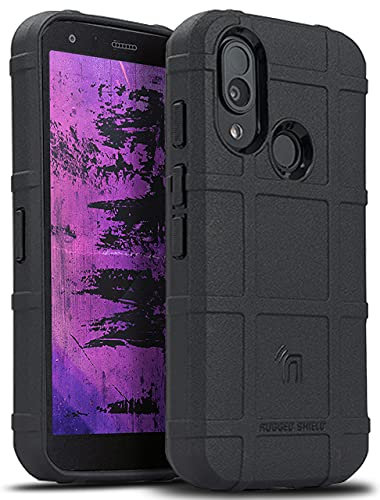 Nakedcellphone Case for CAT S62 PRO Phone, Special Ops Tactical Armor Rugged Shield Protective Cover - Black
