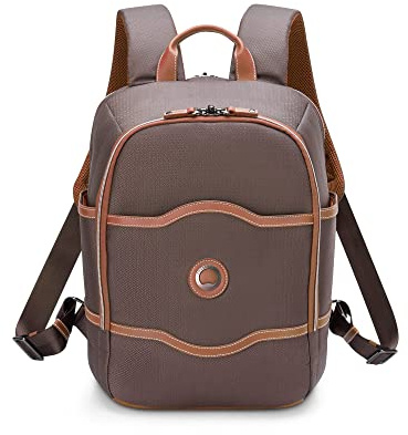DELSEY Paris Unisex's Chatelet 2.0 Travel Laptop Backpack, Brown, One Size