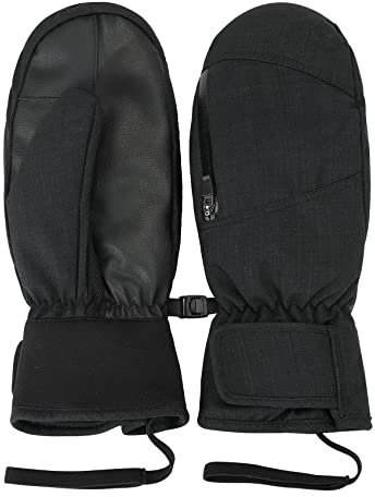 Durio Wasserdichte Handschuhe Damen Herren Touchscreen Skihandschuhe Winterhandschuhe für Laufen Skifahren Wandern Motorrad Radfahren Schwarz XL