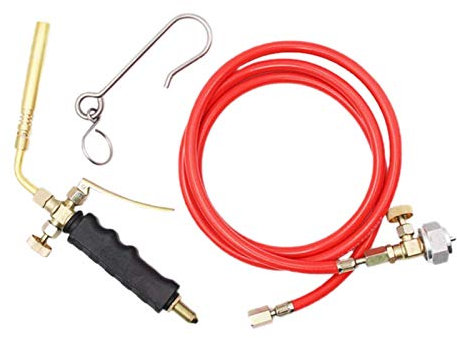 Doumneou Lötbrenner Schweißschlauch 1,6 m MAPP Propan Schweißbrenner mit 1,6 m Schlauchlänge