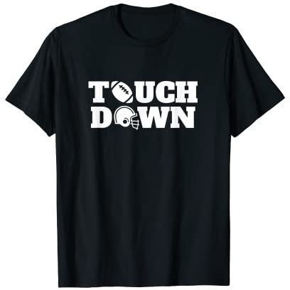 American Football Touch Down Helm T-Shirt