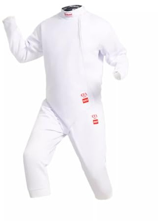 HXYhydrypd 3-Piece Fencing Suit Set, 450N, Protective Clothing for Children and Adults, Ice Silk Fencing Gear (Color : Right Hand, Size : 52#)