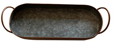 1Stk Brotfach ablage tablett Tray bauchläden tablettstifft Landhausstil Tablett Kosmetiktablett Couchtisch Tischdekoration Obstteller Schoß Eisenplatte Kosmetik-Aufbewahrungshalter Levemolo