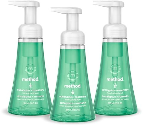 Method Foaming Hand Wash, Eucalyptus + Rosemary, 10 fl oz, 3 pack