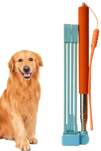 Lunaobrik Ramasse-Crottes pour Chien | Collecteur de Déjections Canines | Télescopique Robuste avec Sac à Déchets, Outils Nettoyage pour Promenades avec Chiens