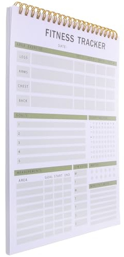 ERINGOGO Workout Journal Planning Notebook for Women and Men Habit Tracker Fitness Log Book with Daily Exercise Planner Self-discipline Gym Workout Diary for Home and Personal Goals