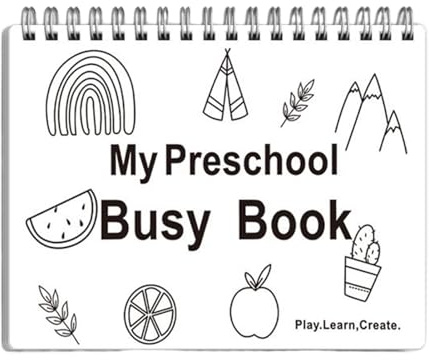 Sghtil Livre d'apprentissage préscolaire - Livre d'activités pour Les Tout-Petits - Livre d'occupation pour la Maternelle, la Maternelle, la crèche, Les et Les Filles