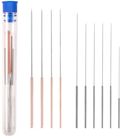 Kit de Nettoyage de Buses pour Imprimante 3D, 20pcs Aiguilles Nettoyage en Acier Inoxydable 10 Tailles Différentes pour Imprimante 3D (0,15/0,2/0,25/0,3/0,35/0,4/0,5/0,6/0,8/1,0mm)