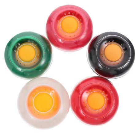 Artibetter 5 Pièces Humidificateur de Doigts de Bureau, Humidificateur de Papier à Doigts en Éponge et Plastique, Antidérapant, pour Tri de Papiers et Comptage, Banque et Professionnels