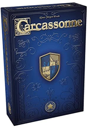 Hans im Glück, Carcassonne Jubiläumsausgabe, Familienspiel, Brettspiel, 2-5 Spieler, Ab 7+ Jahren, 35+ Minuten, Deutsch