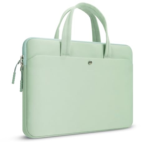 MicaYoung Funda Portatil 13 Pulgadas Bolsa PC Portátil Compatible con 13,6 Pulgadas MacBook Air M5 M4 M3 M2/13 Pulgadas iPad Pro M4 Air M3/13 MacBook Neo/12,9 Pulgadas iPad con Teclado, Verde