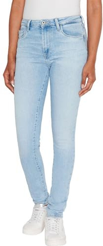 Pepe Jeans Damen Skinny Jeans Hw, Blau (Denim-PF3), 30W / 30L