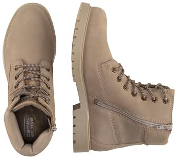 camel active Damen Schnürboot aus echtem Leder Sand, womenswear-39