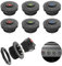 6 Pcs Interruttore a Levetta Rotondo 12V DC 20A,12V DC 20A Interruttore a Levetta Impermeabili con Luce a LED,3 Pin ON-OFF SPST Interruttore a Levetta per Barca per Auto