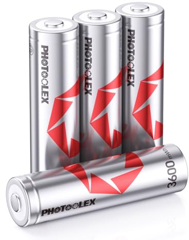 1,5 V uppladdningsbara AA litiumbatterier (4 stycken), 3 600 mWh litiumjoner hög kapacitet uppladdningsbart AA batteri 1 600 cykler hållbar uppladdningsbar dubbel A-batteri, låg självurladdning