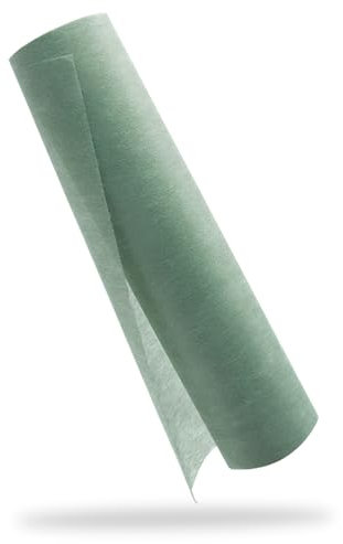 YUNSHANGHE Vlies Tischläufer, 30 cm x 25 m Tischdeko Tischläufer, Dekoratives Tischband für Taufe, Kommunion, Geburtstage, Hochzeiten und Party Eukalyptus Grün