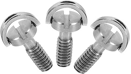 SEWACC Plaque de Montage Rapide pour Appareil Photo Lot de 3 Vis 1/4 avec Tige Accessoires pour Trépied et Monopode Compatible avec DSLR Pratique et Facile à Installer