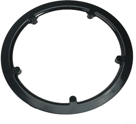 Jonikuper Protection de pédalier pour vélo de montagne et route pour vélo, chaîne en plastique pour couvercle d'anneau, pour une installation et un nettoyage faciles, noir (G5TBI-52)