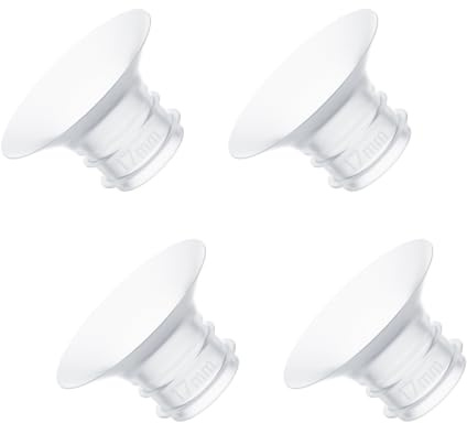 Momcozy Lot de 4 inserts Air 1 de 17 mm, en silicone de qualité alimentaire et sans BPA, pièces d'allaitement originales