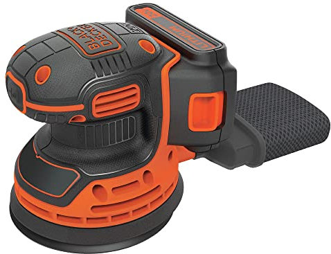 BLACK+DECKER 20V MAX Orbital Sander, Cordless, 12,000 OPM, 2 Sandpaper Sheets, Battery and Charger Included (BDCRO20C)