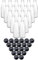 gouveo 20er Set Saftflasche 1000 ml mit Schraubdeckel schwarz - Große Glasflasche 1 Liter mit TO48 Verschluss - Leere Flasche zum Befüllen (SF1000SZ)