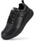 FitVille Extra Weit Freizeitschuhe Herren Superweiches Leder Sneaker Athletic Formal Classic Turnschuhe Business Lässige Sportschuhe Umweltfreundlich Atmungsaktiv Walkingschuhe Schwarz 45 EU X-Weit