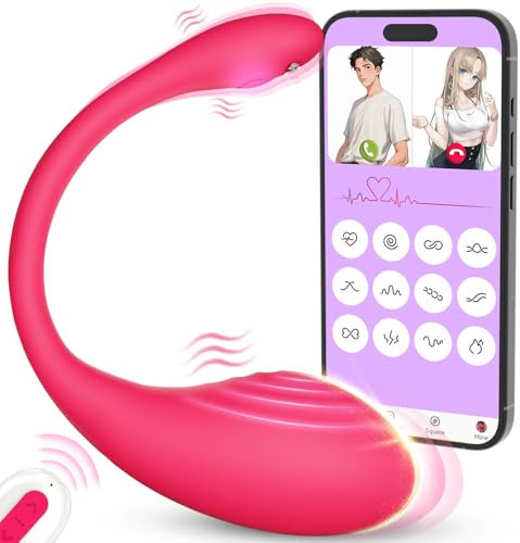 Vibrator Sex Spielzeug für die Frau Paare,Vibration für Frauen mit APP, 10 Modi Vibratorstarb Frauen Klitoris, Sexspielzeug für Paare Extrem Leise Vibro ei, Sexspielzeug Dildo Anal Vibratoren Sex Toy