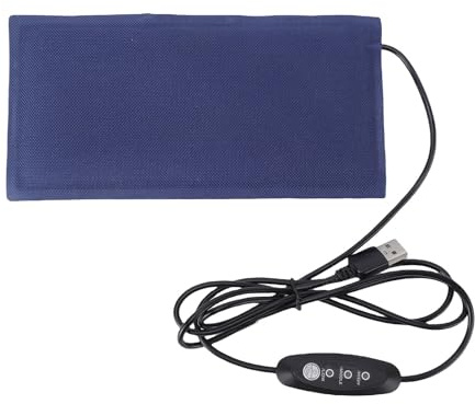 Tnfeeon Reptile Calefacción Calefacción Pequeña Almohadilla Al Aire Libre Calefactada Múltiples USB USB Portátil Portator de Calor de Terrario para Repiperos