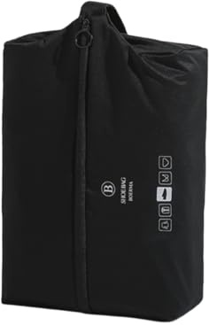 Lammcou Bolsa Impermeable para Zapatos – Antiolor, Resistente & Transpirable, Wetbag de TPU y Tela T400, Mochila de Calzado para Equipaje, Gimnasio & Piscina (Black)